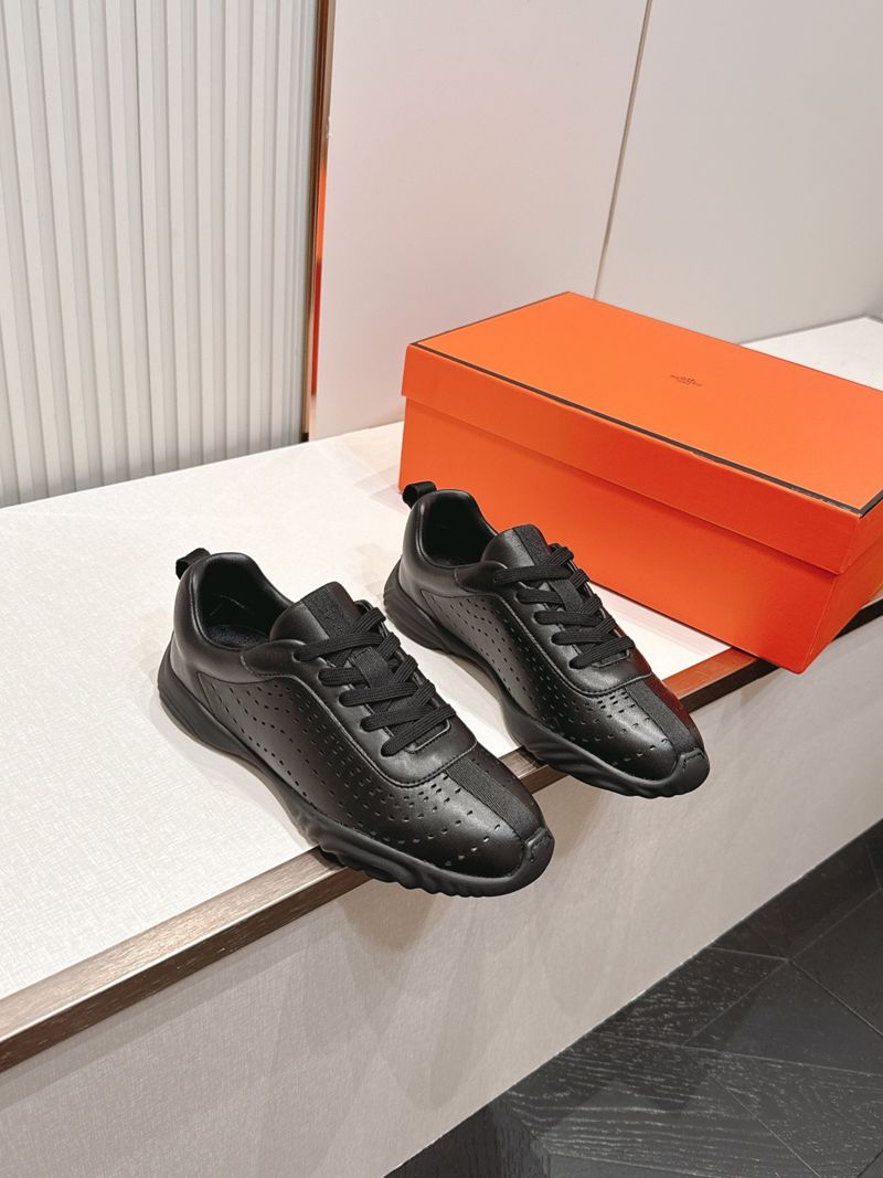 Hermès Bouncing Perforated Leather Sneakers — صورة 1