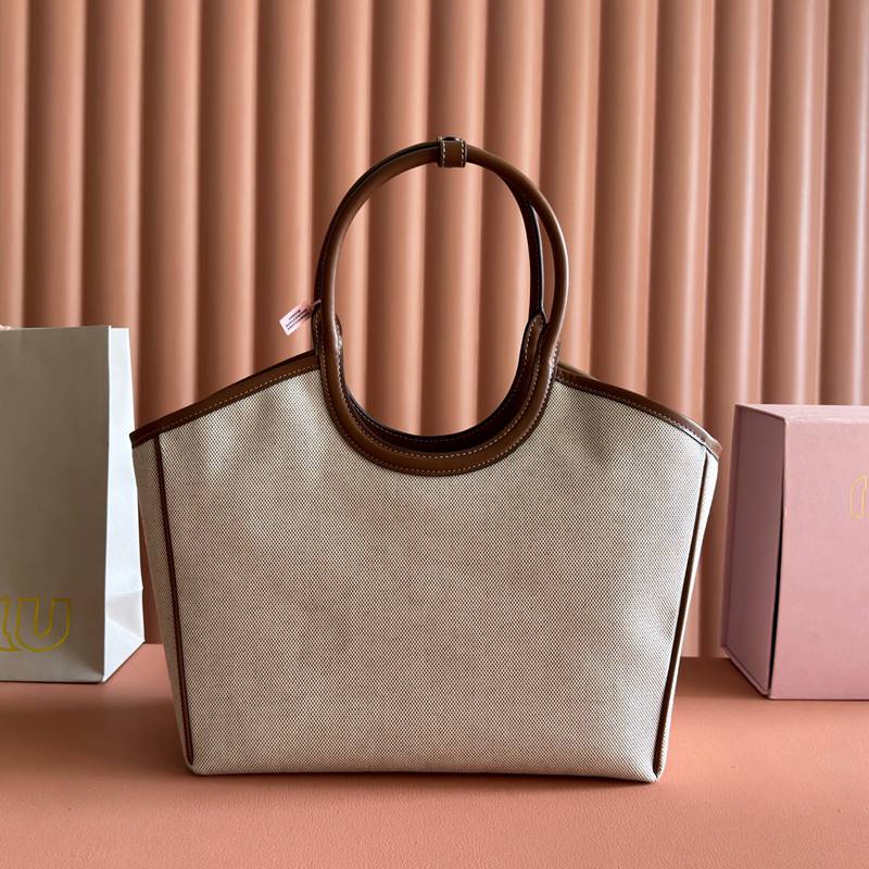 Miu Miu Logo Tote Bag — صورة 1