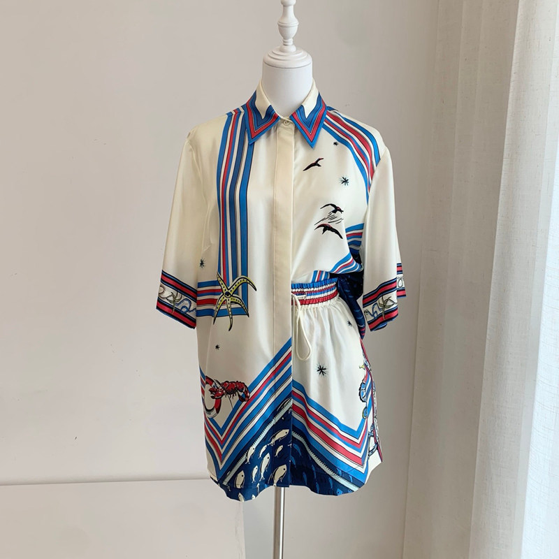 Alemais Nautical-Print Shirt — صورة 1
