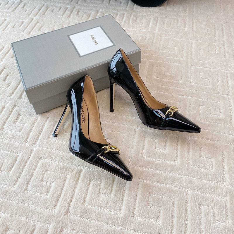 Tom Ford Buckle-Detail Patent Pumps — صورة 1