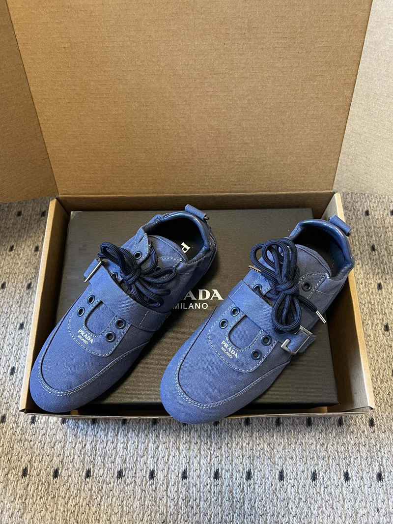 Prada Collapse Re-Nylon and Suede Sneakers — صورة 1